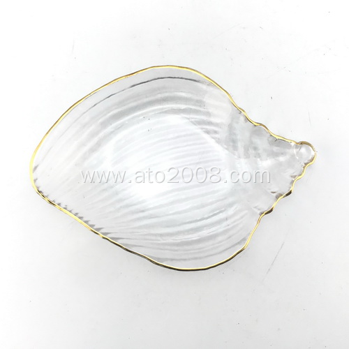 Clear Glass Shell dish